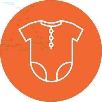 Baby Outfit Vector Icon