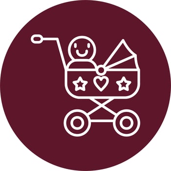 Baby Cart Vector Icon
