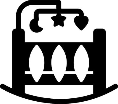 Crib Vector Icon