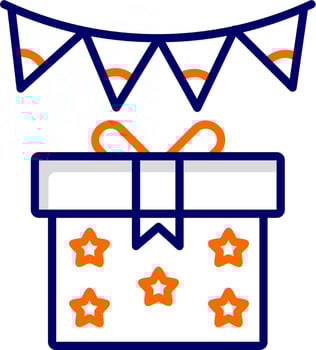 Bunting Vector Icon