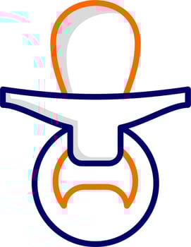 Pacifier Vector Icon