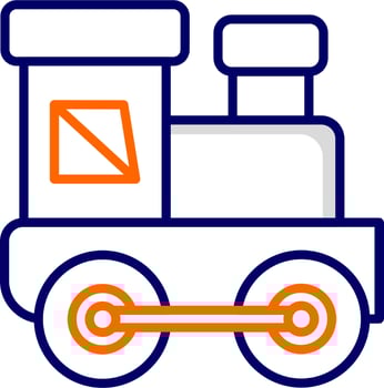 Baby Train Vector Icon