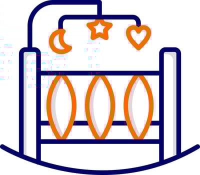 Crib Vector Icon