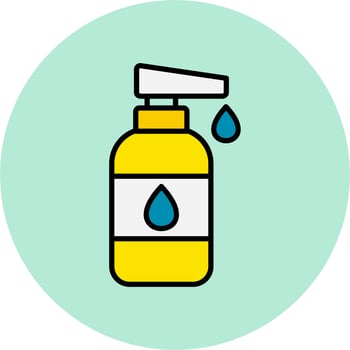 Baby lotion Vector Icon