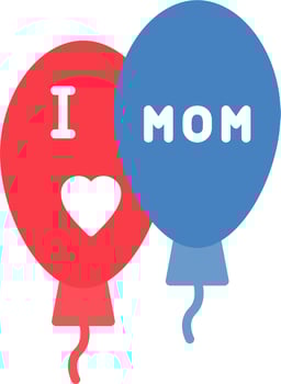 Balloons Vector Icon