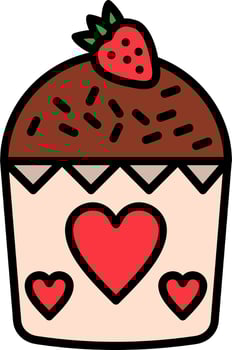 Muffin Vector Icon