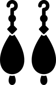 Earrings Vector Icon