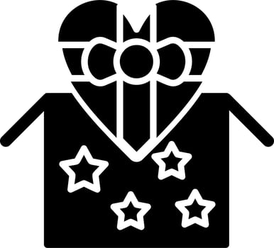 Heart Box Vector Icon