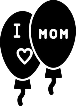 Balloons Vector Icon