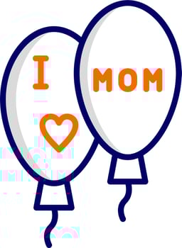 Balloons Vector Icon