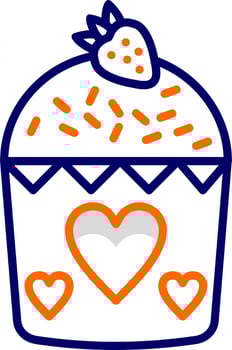 Muffin Vector Icon