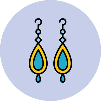 Earrings Vector Icon