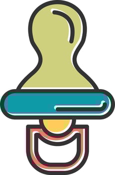 Pacifier Vector Icon