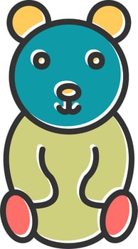 Teddy Bear Vector Icon