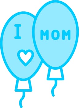 Balloons Vector Icon