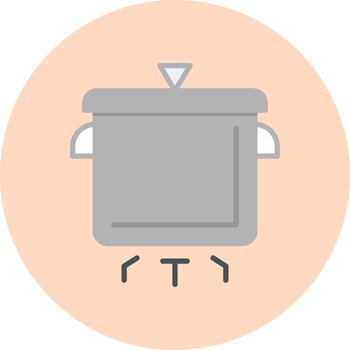 Cooking Pot Vector Icon