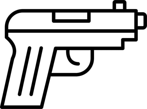 Pistol Gun Vector Icon