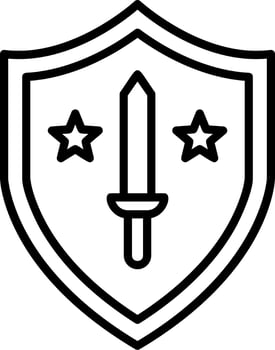 Military Shield Vector Icon