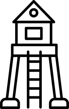 Military Tower Vector Icon