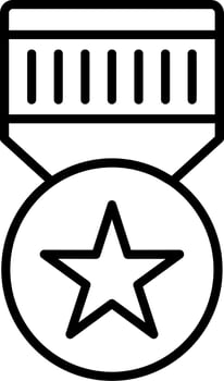 Military Badge Vector Icon