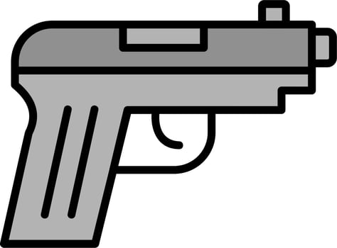 Pistol Gun Vector Icon