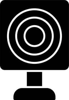 Military Target Vector Icon