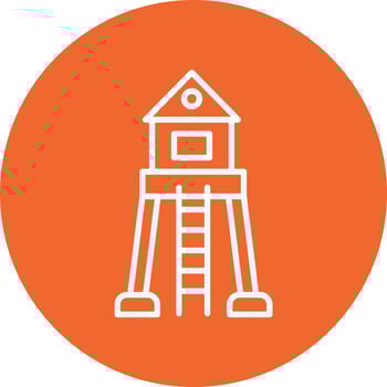 Military Tower Vector Icon