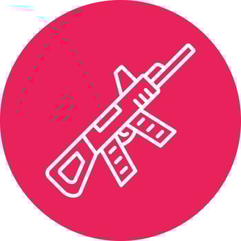 Machine Gun Vector Icon