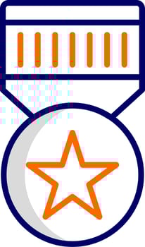 Military Badge Vector Icon