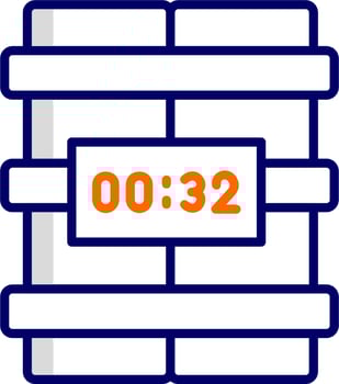 C4 Time Bomb Vector Icon