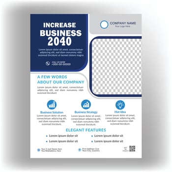 Corporate Business Flyer design template vector