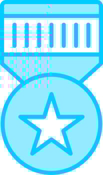 Military Badge Vector Icon