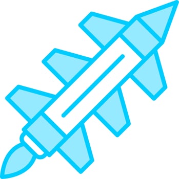 Missile Rocket Vector Icon