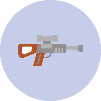 Sniper Gun Vector Icon