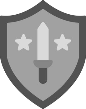 Military Shield Vector Icon