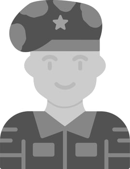 Soldier Vector Icon