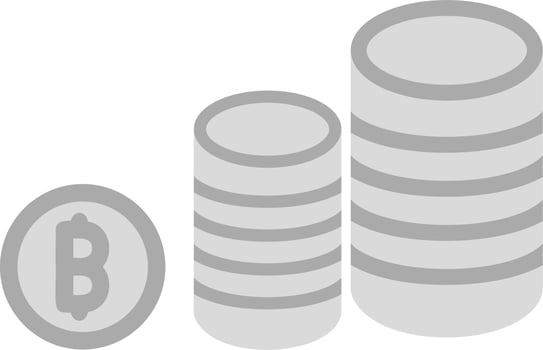 Bitcoins Vector Icon