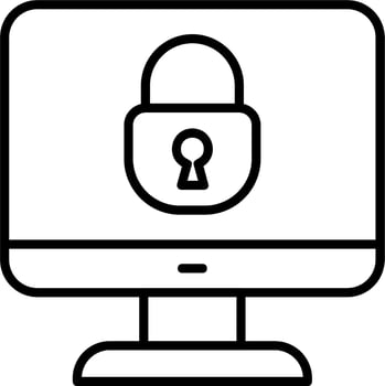 Lock Screen Vector Icon