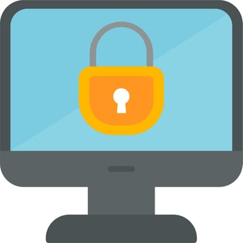 Lock Screen Vector Icon