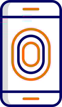 Unlocked Fingerprint Vector Icon
