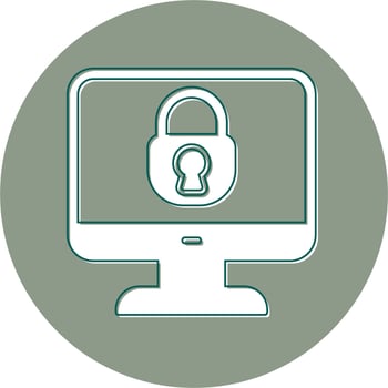 Lock Screen Vector Icon
