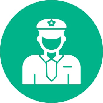 Police Man Vector Icon