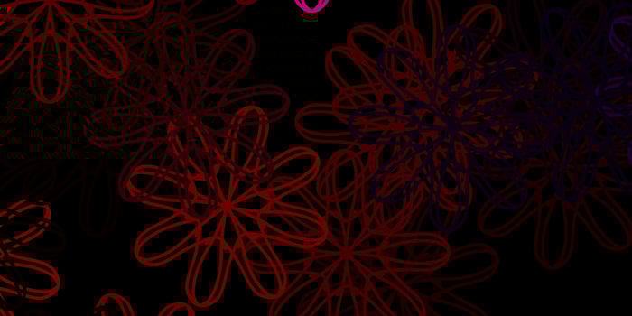 Dark Pink, Red vector backdrop with chaotic shapes.