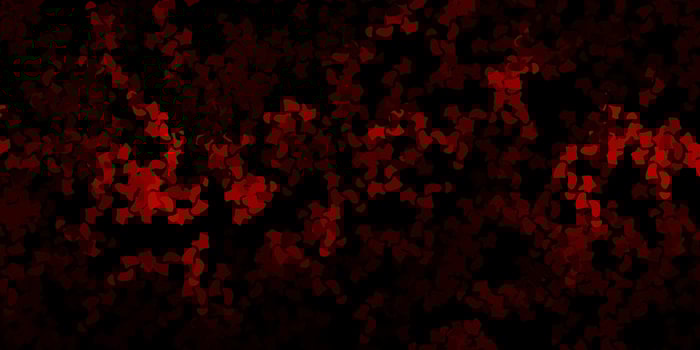 Dark pink, red vector backdrop with chaotic shapes.