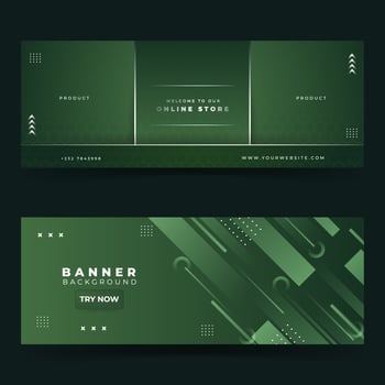 background banners. full color,geometric, gradations eps 10 vector