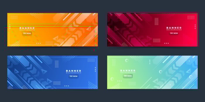 background banners. full color,geometric, gradations eps 10 vector