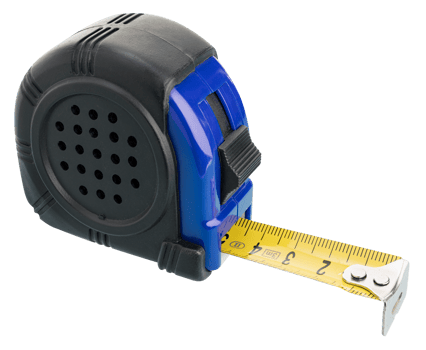 Construction tape measure isolated png