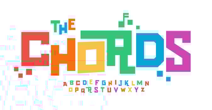 Kid colored alphabet, playful geometric letters, puzzles quests font for unique groovy logo, game and toy headline, birthday and greeting card typography, thank you phrases. Vector typographic design.