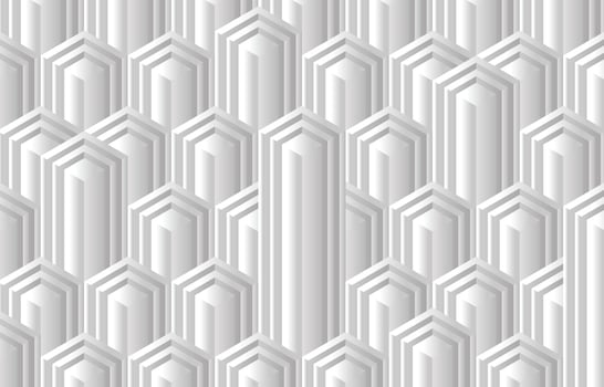 Abstract 3D Texture White Background vector