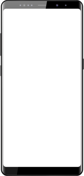 New realistic mobile black smartphone modern style isolated png
